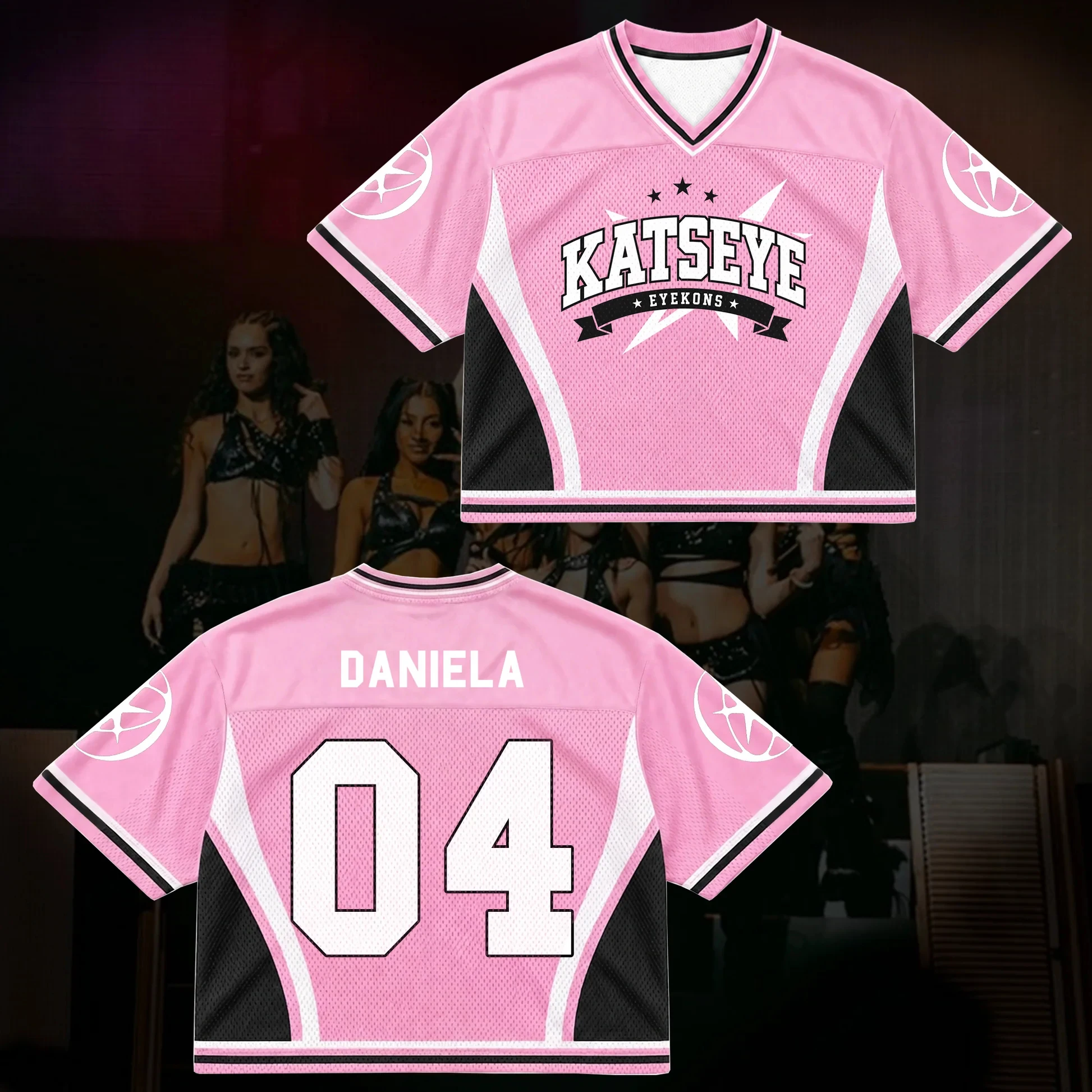 Neues KATSEYE Fan T-Shirt 2026 Konzert-Inspiriert Yoonchae Lara Sophia Daniela Grafik-T-Shirt Unisex Sommer-Oberteil für Kinder Erwachsene Männer Frauen – Detail 9