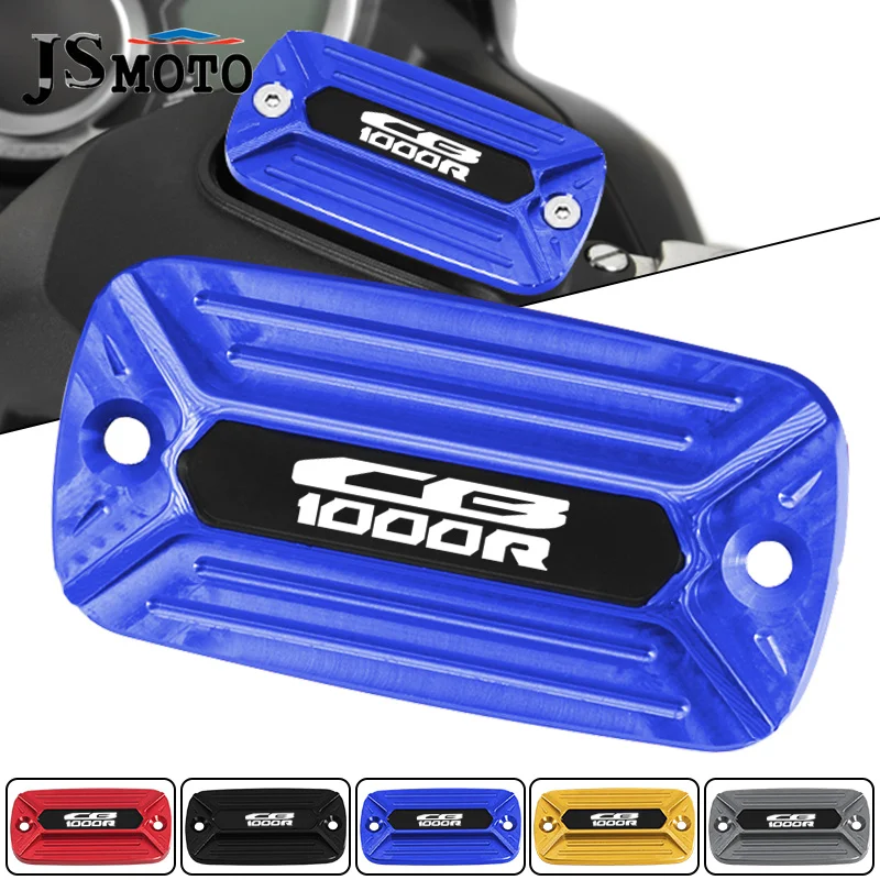 

NEW 2022 Motorcycle CNC Aluminum Brake Fluid Fuel Reservoir Tank Cap Cylinder Cover For Honda CB300R CB1000R CB1100 CB1300 SF/SP