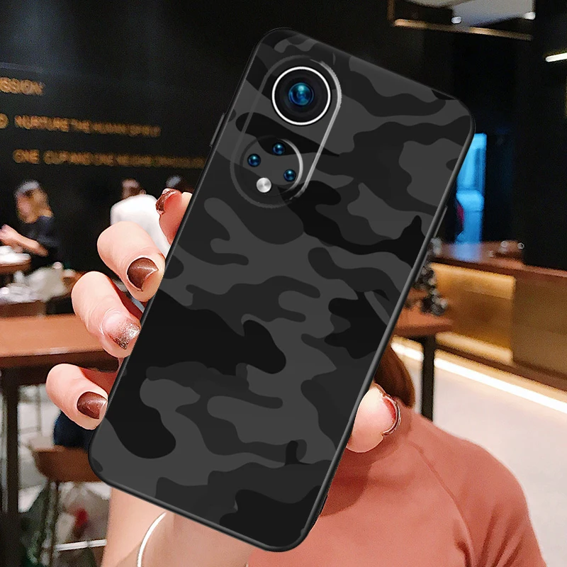 Army Camo Camouflage For Honor X8 X7 X9 a 50 70 90 Magic5 Lite Huawei P60 P40 P20 P30 Pro P Smart Nova 9 5T Case