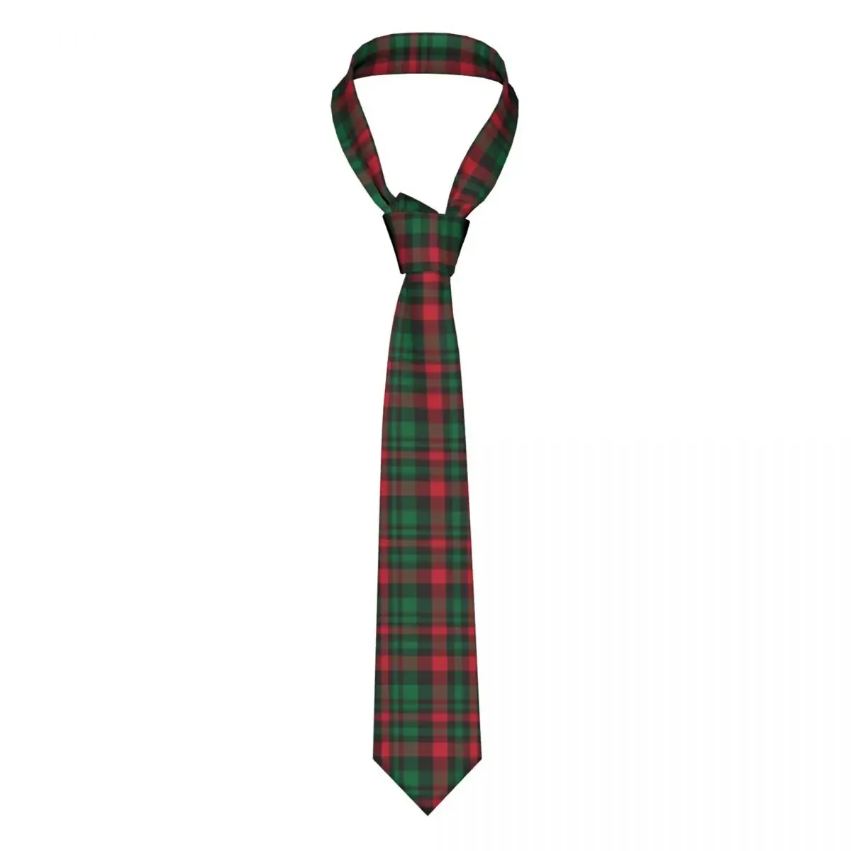 Tie For Men Formal Skinny Neckties Classic Men's Christmas Plaid Checkered Tartan Pattern Wedding  Gentleman Narrow