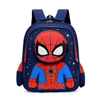 Cute Cartoon Kids Backpack, Lightweight Breathable Toddler School Bag, Adjustable Shoulder Strap Children Daypack, Waterproof Kindergarten Bookbag For Boys Outdoor Travel 2