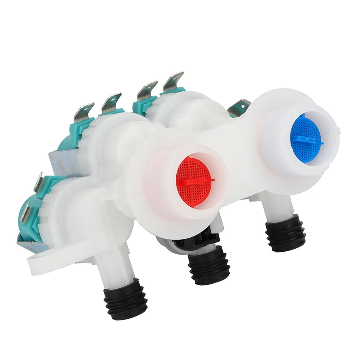 วาล์วน้ําเข้าเครื่องซักผ้าสําหรับ Whirlpool Kenmore Crosley W 11165546   ว 11096267   อุปกรณ์เสริมเครื่องซักผ้า