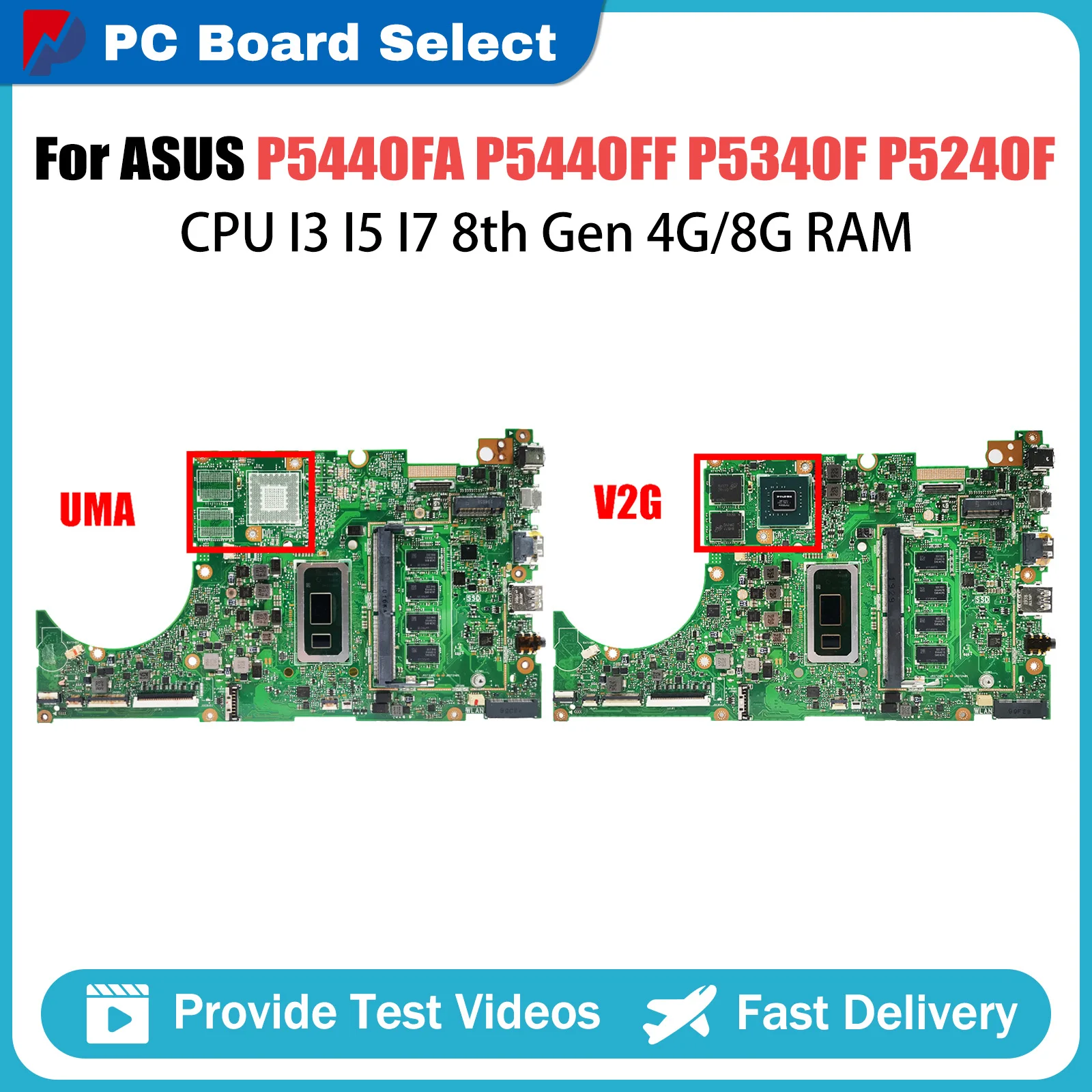 

P2440U Notebook Mainboard For ASUS PRO P2440UQ P2440UA P2440UF P2440 Laptop Motherboard CPU I3 I5 I7 7th Gen 4GB RAM 940MX