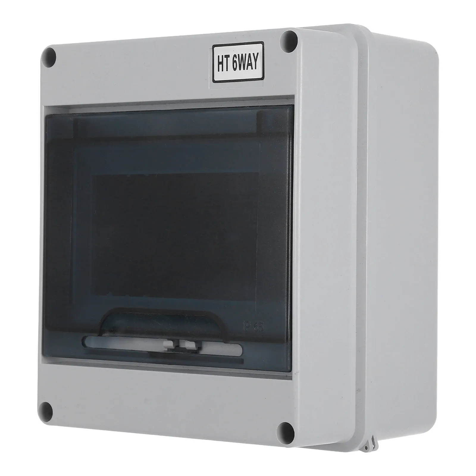 Plastic Weatherproof Outdoor Electrical Box 6 Way Circuit Breaker Distribution Protection Box Indoor Outdoor Din Rail Enclosure