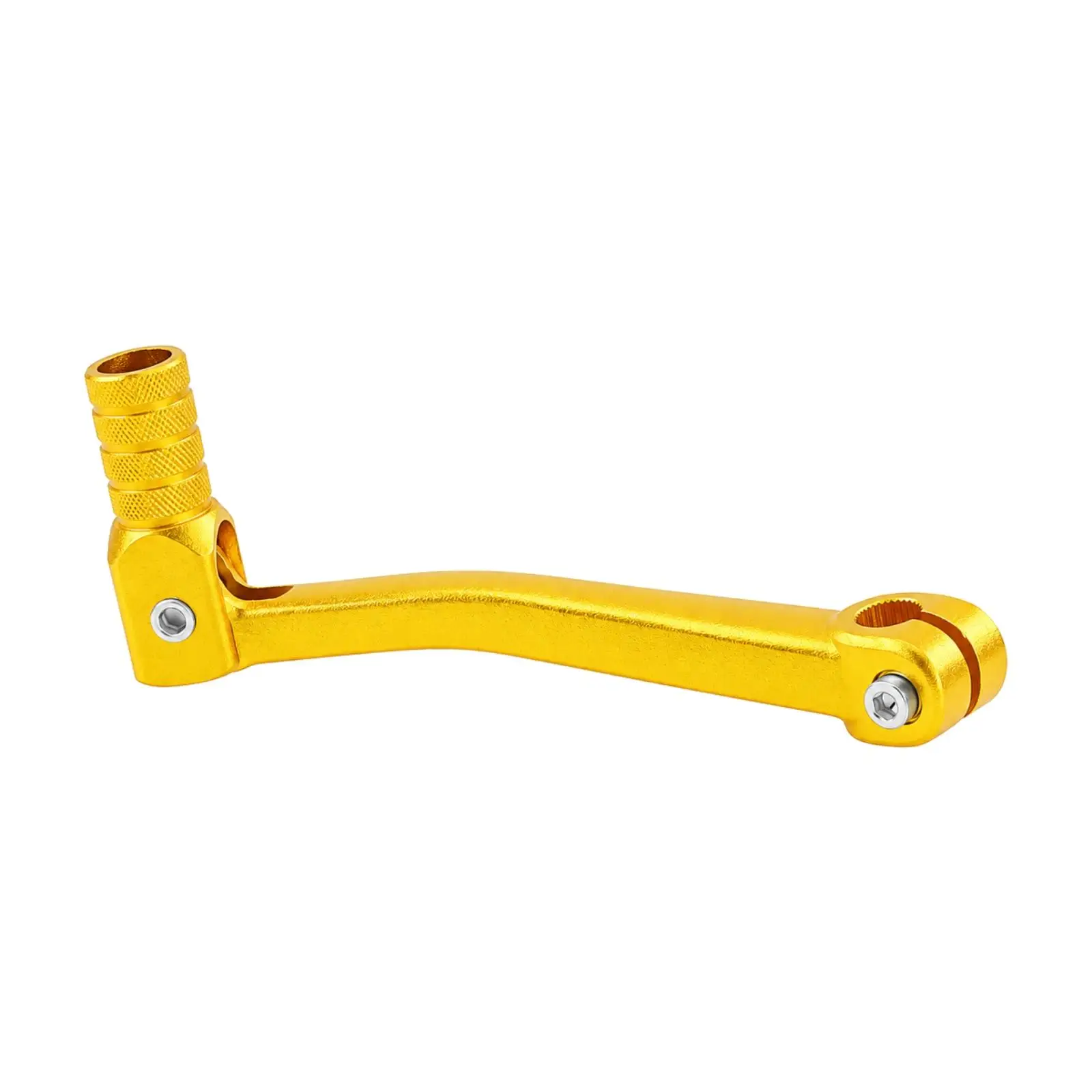 Motorcycle Gear Shifter Toe Peg Lever Low Profile Curved Arm for Enduro Trail Riding Knurled Grip