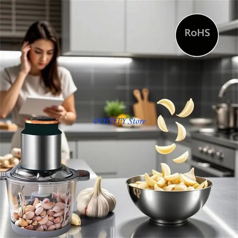 367A Efficient Garlic Peeling Accessory for 2L/3L Capacity Electric Garlic Chopper Machine Silicone Peeler Attachments