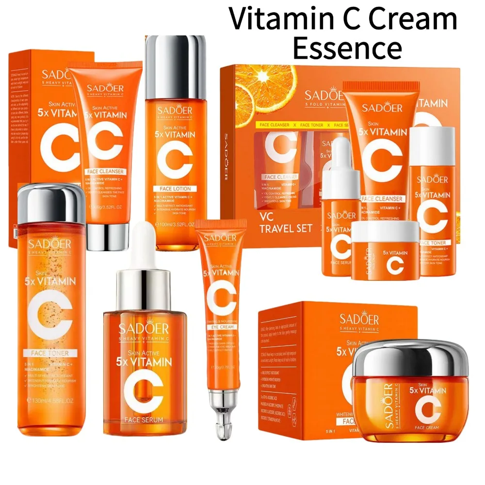 Moisturizing Firming Cream Essence Serum Vitamin C Gentle Skin Care Product Smooth Nourishing Brightening Anti-aging Rejuvenate