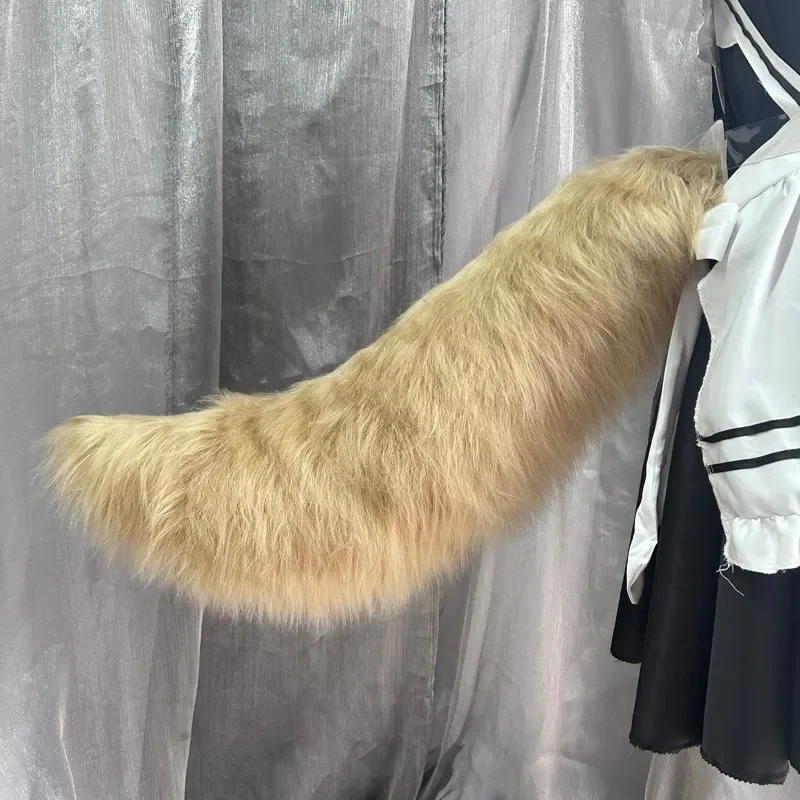 Movable Furry Tail Rechargeable Cosplay Props for Fox Wolf Nick Wilde Perfect for Comic Con Halloween Costumes Accessories
