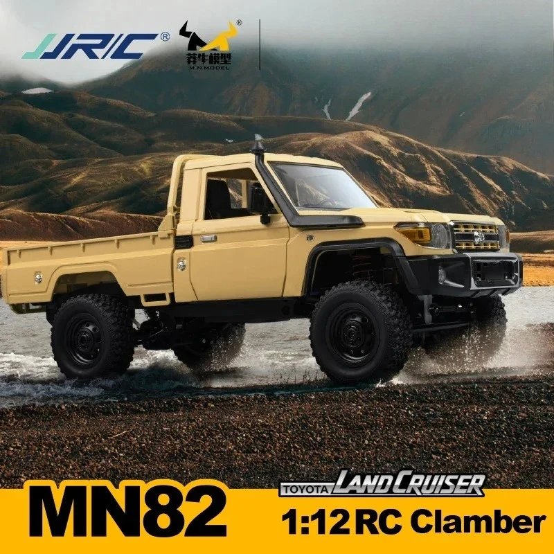 Novo veículo off-road de escalada com controle remoto mn82, escala completa 1:12 4wd para simulação lc79 modelo rc menino menina brinquedo carro rc