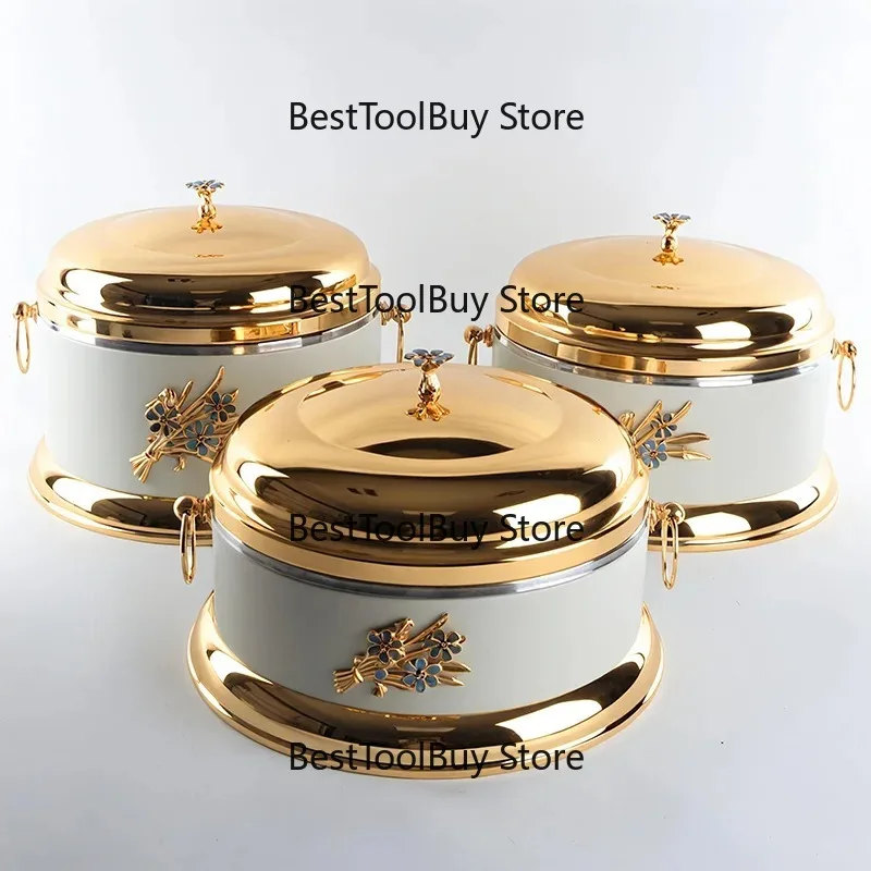 Set Hot Pot Buffet Set Hot Pot Hot Pot Food Heater 3-piece Set