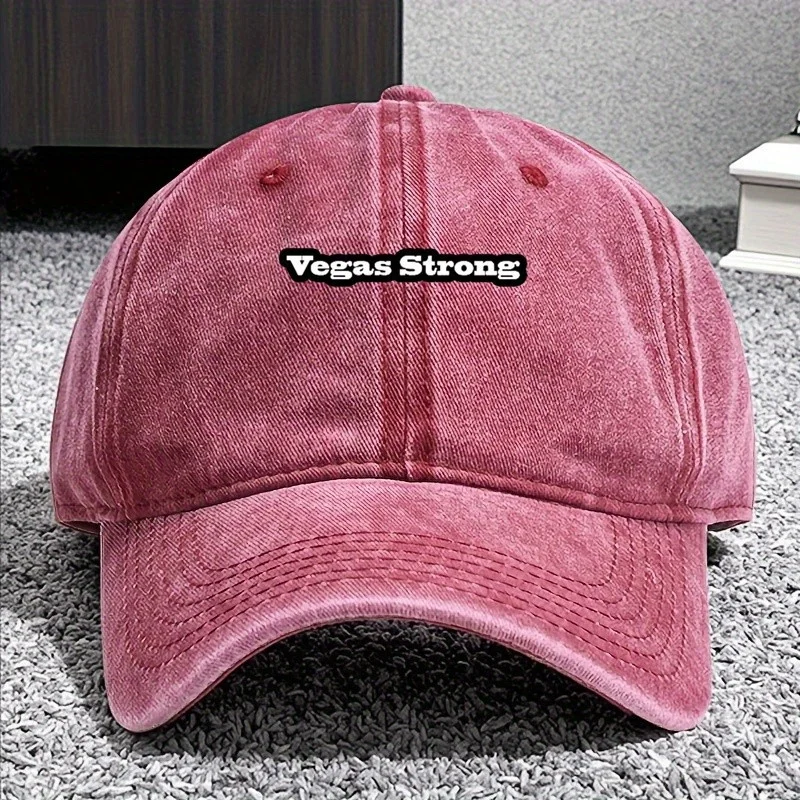 قبعة بيسبول تذكارية قوية من لاس فيغاس، قبعة بيسبول بنمط مطبوع للرجال والنساء، متوافقة مع الصيد والسفر في الهواء الطلق