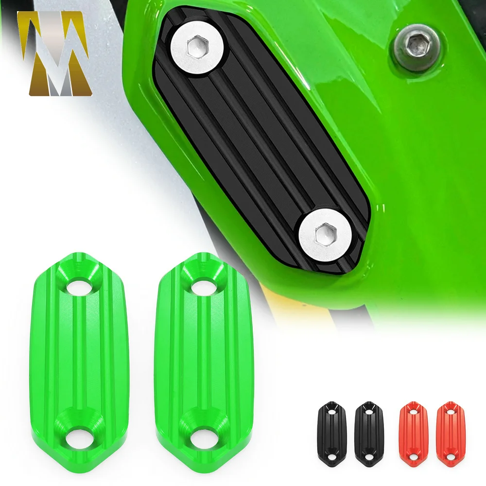 

Rearview Mirror Block Off Base Plates Cover Hole Cap For Kawasaki ZX 6R ZX6R Ninja 500 400 NINJA 300 250 250SL 2024 2025