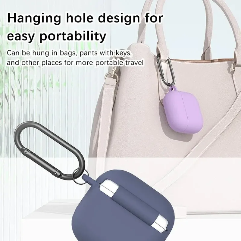 

For AirPods 4 Silicone Protective Case 2024: Precise Cutouts Anti-Dust Perfect Wireless Accessories