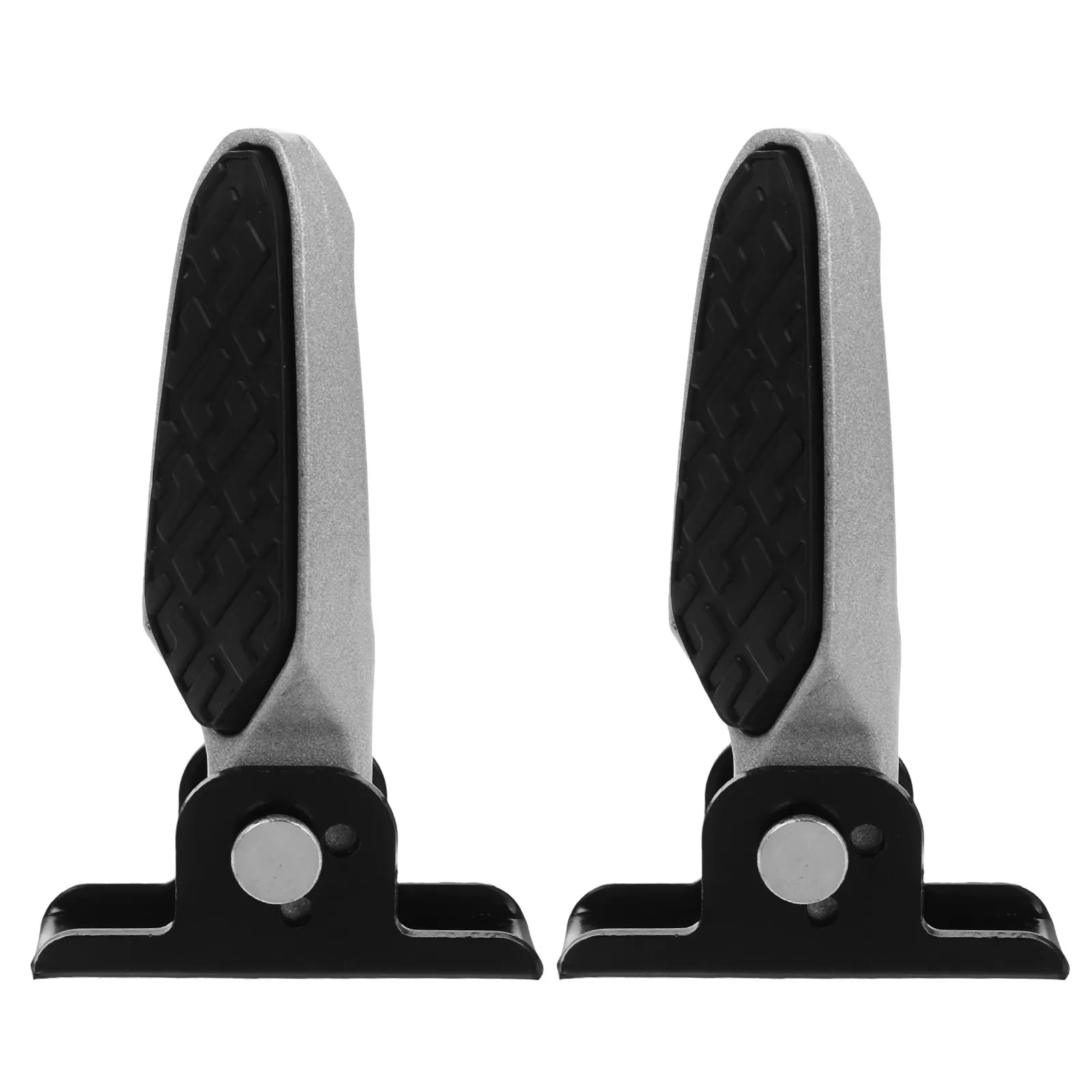 

1Pair Folding Electric Bicycle Pegs Aluminum Alloy Anti-Slip Rear Footrests Easy Install Bike Foot Pegs for Scooter Mini Bike