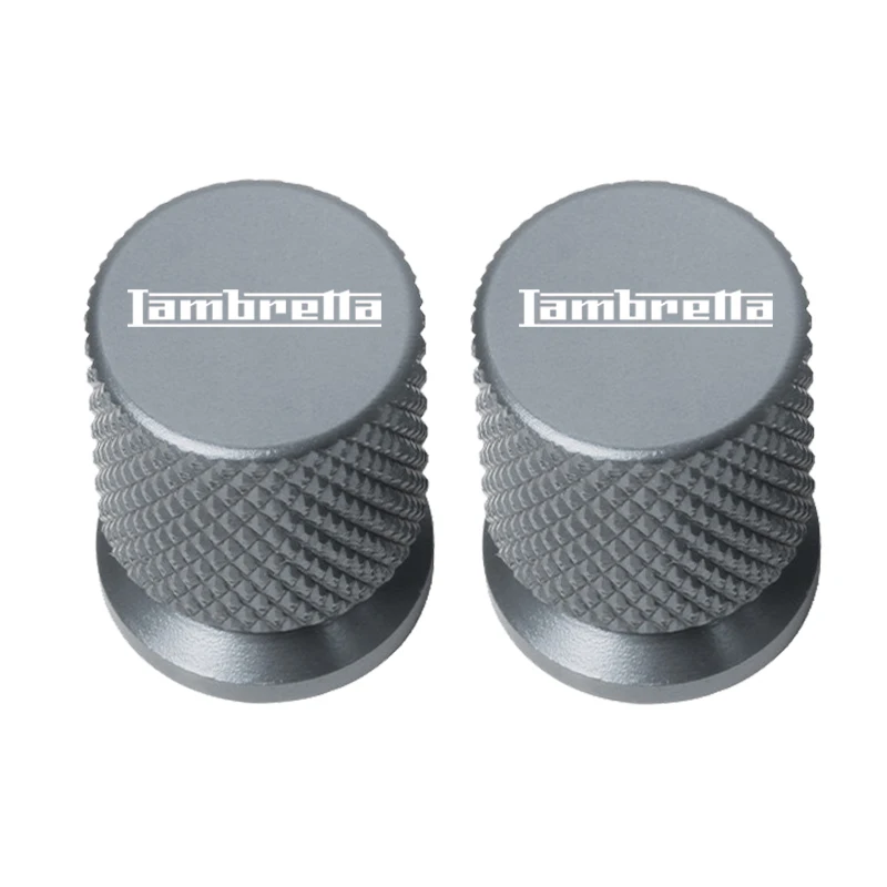 람브레타 LN 125 LN 151 LN 150 V-스페셜 50 125 200 아시아노용 CNC 알루미늄 오토바이 타이어 밸브 캡 휠 타이어 커버 2개