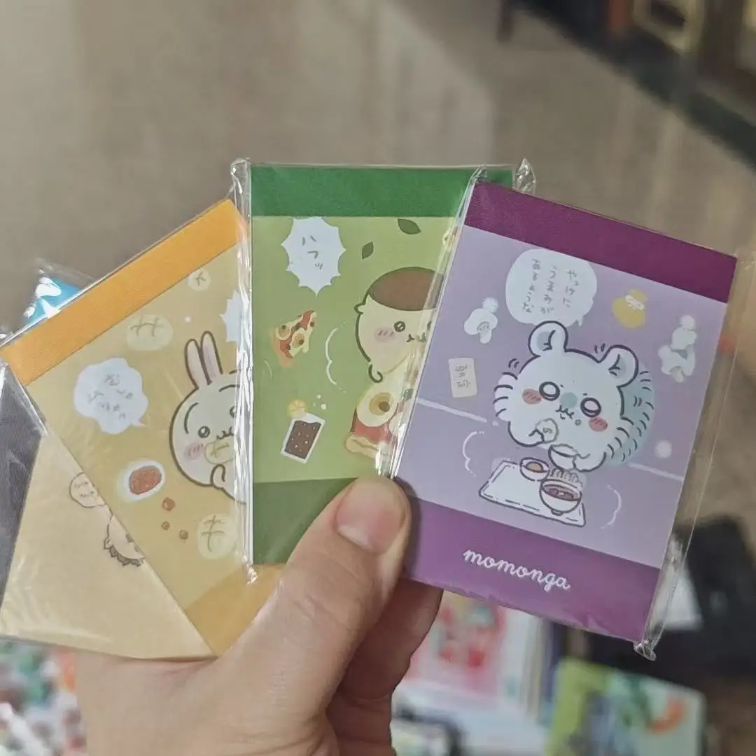NEW Momonga Chiikawa cartoon mini note pad color page cute Kurimanju Hachiware notepad tearable Usagi Student stationery gifts view 4