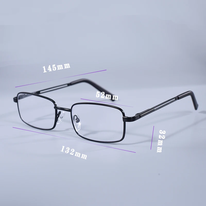 Lesebrille für Männer und Frauen, Legierungs-Brillengestell, Anti-Blaulicht, leichte Brillen, hochwertige Leser + 125 + 175 + 225 + 275 + 3,5 – Detail 1