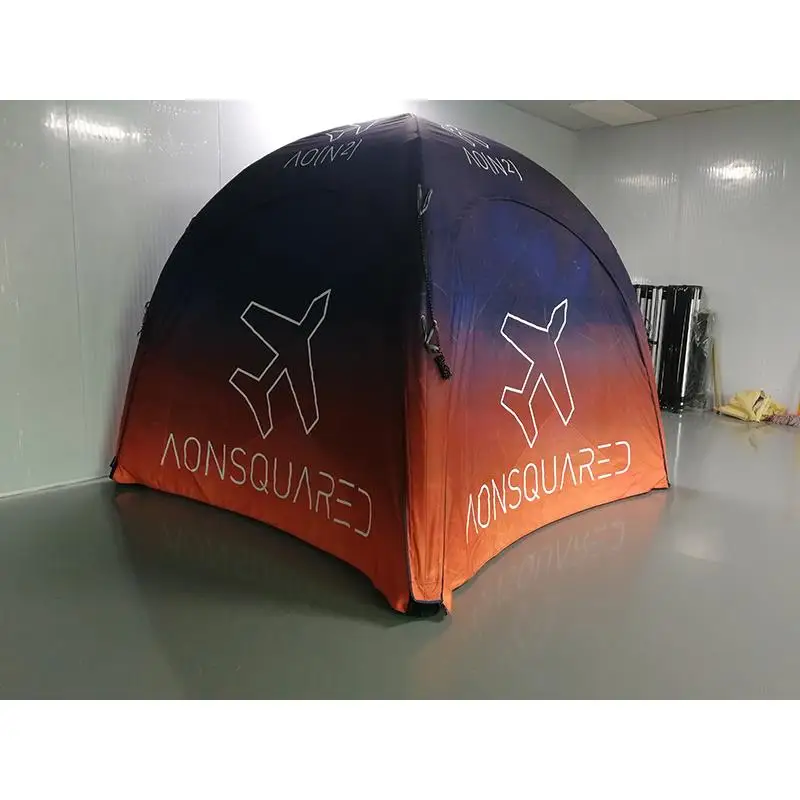qm-Outdoor Promotional Sport Digital Advertising Canopy Air Inflatable Tent Four-Season Quick Automatic Opening Customized！