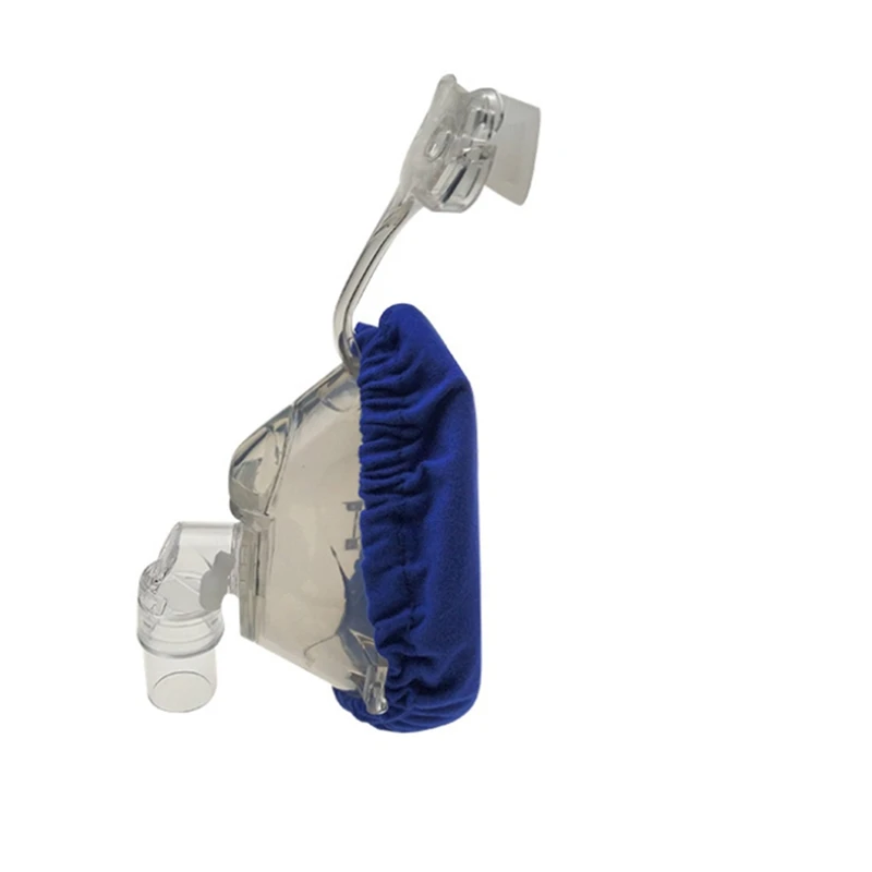 Forros de máscara CPAP tecido reutilizável, coberturas tecido conforto, reduzir vazamentos de ar, irritação da pele, lavável e fácil de limpar, 2pcs