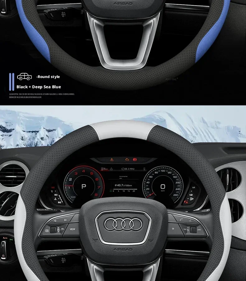 2026 MG Lenkradbezug aus Nappaleder, passend für MG4 EV, MG ZS, MG HS, MG3 Hybrid+, MG5 EV, MGS6 EV, Cyberster Autozubehör – Detail 19