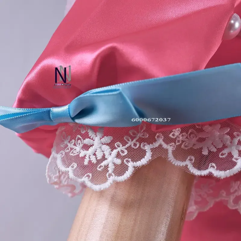 Game Naraka: Bladepoint HuTao Cosplay Costume Anime Clothes Pink Lolita Dress Wig Shoes Full Set for Women New Role Play Suit