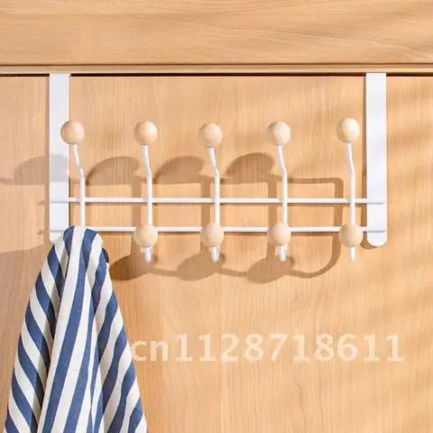 

Towel Rack for Bathroom Over Door Hooks Metal Wall Storage Rack Without Punching U3008