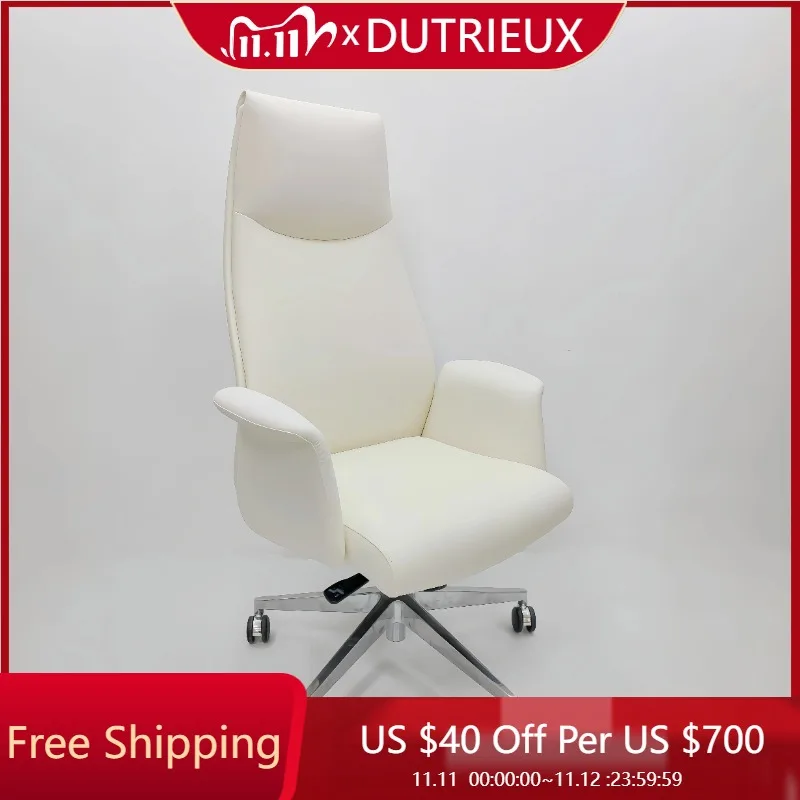 

Computer Swivel Office Chair Comfortable Modern White Meditation Office Chair Hight End Light Luxury Sillas De Oficina Furniture