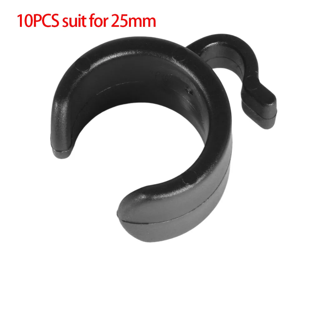10Pcs Plastic Mic Cable Clips Stand  Cable Clamps For Smartphone Cables Clamps ABS Mic Cable Clips Pro Audio Equipment Stands