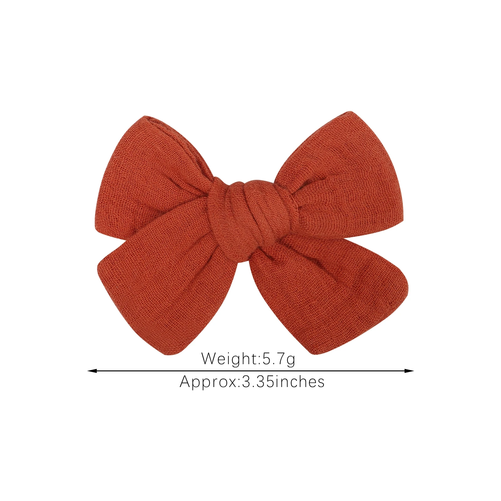 2Pcs/Set Bows Hair Clips for Girls Cotton KidsBowknot Hair Clips Cute Barrettes Headwear Kids Safety Hairpin Hair Accessories