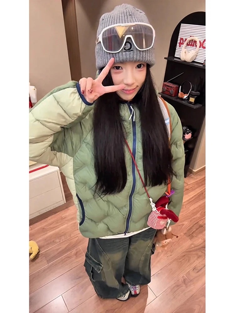 في الهواء الطلق خفيفة الوزن تنفس الرجال القطن Jaet مقنعين Thiened الخريف الشتاء الدافئة Fce اصطف يندبروف مقاومة للماء