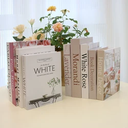 Luxury Large Medium And Small 3-piece Set Fake Book Storage Book Box Living Room Coffee Table Ornaments Club Hotel Decortion