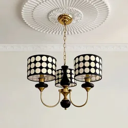 Plafonnier en Cuivre et Fer Forgé au Design Moderne, Luminaire Décoratif d'Nik, Idéal pour un Salon, une Salle à Manger ou un Hôtel