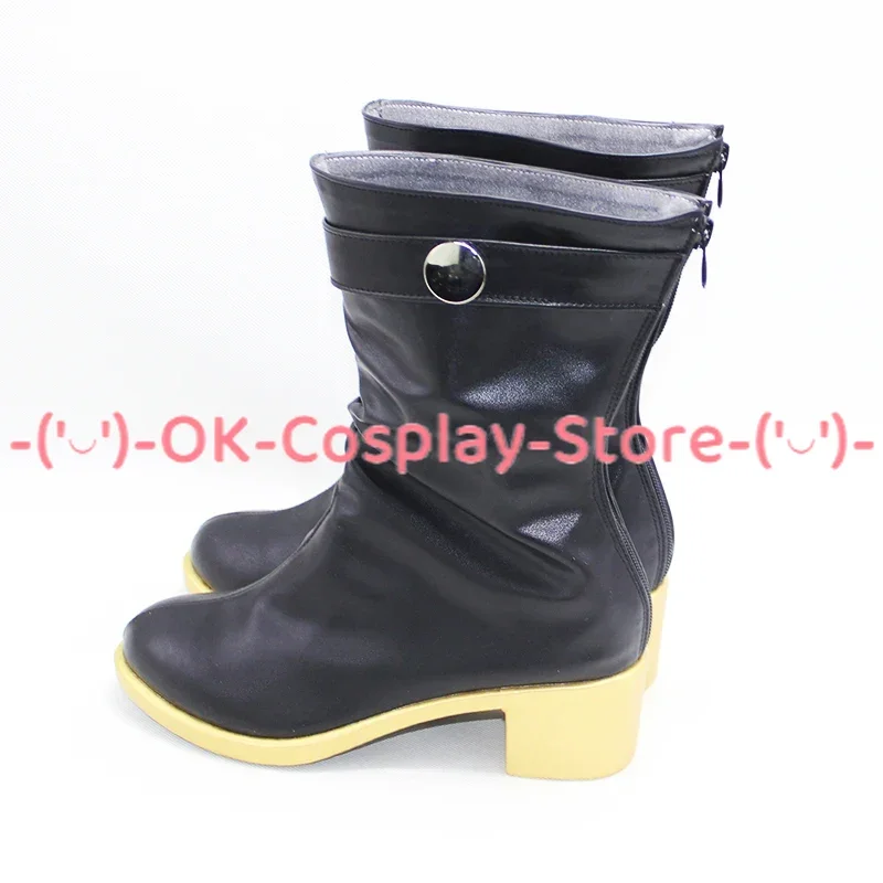 Zenin Maki Cosplay Shoes High Heel PU Leather Shoes Anime Cosplay Props Halloween Carnival Boots Custom Made