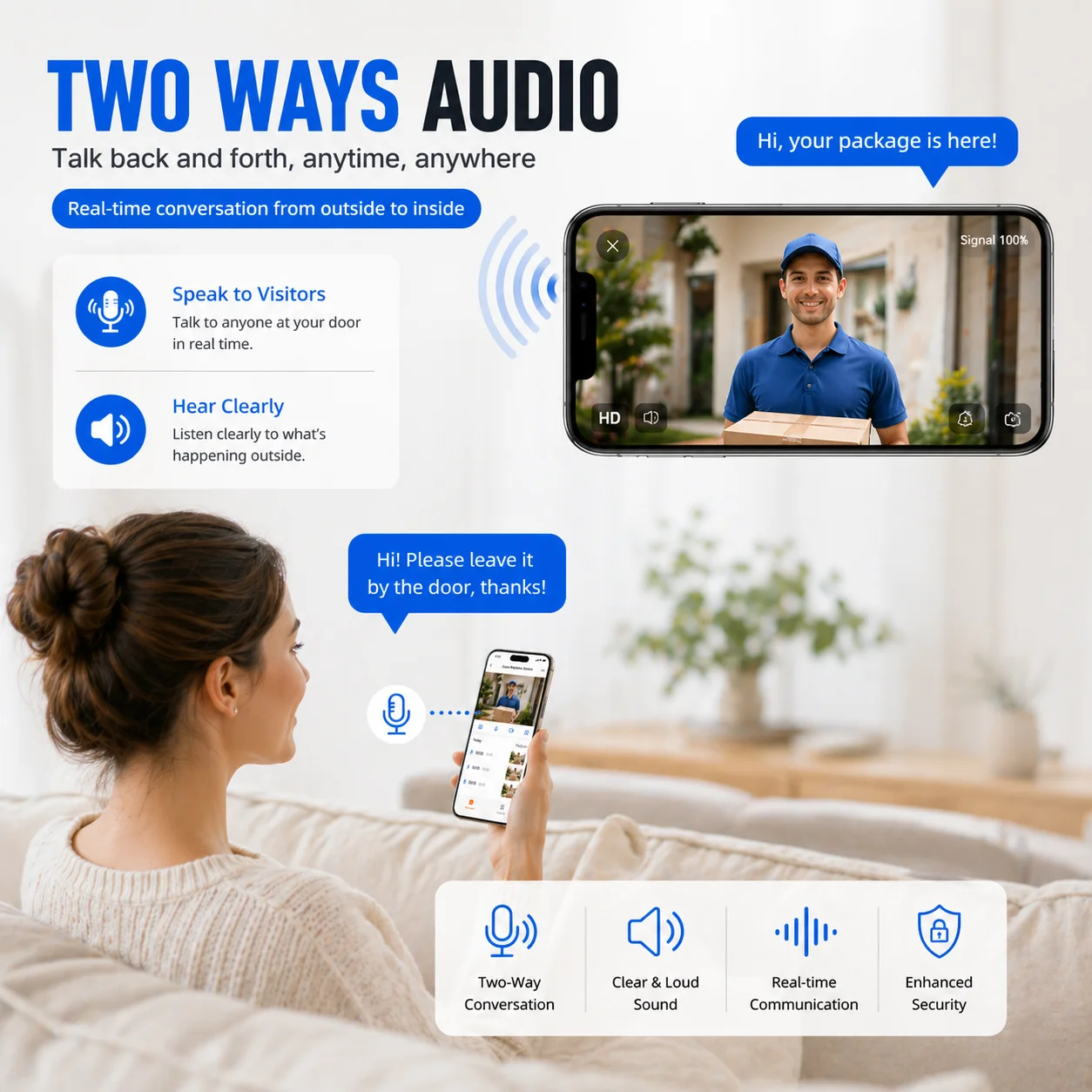 New 5 Inch Peephole Door Phone Camera WIFI Tuya Video Doorbell Manufacturer Two Way Audio IR Night Vision PIR Peephole Camera