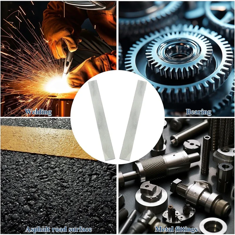 KYCOR-For Welders For Removable Markings Soapstone Pen Flat White 54PCS Professional Welding Chalk Pencils