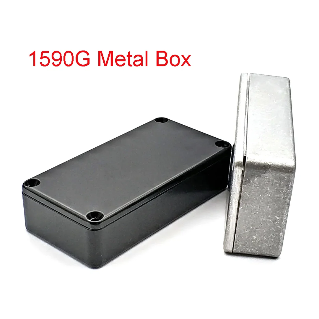 1590G Die-casting Stomp Box Case Aluminum Alloy Enclosure Box Case for Guitar Effect Pedal Music Equipment Attachment 100*50*26