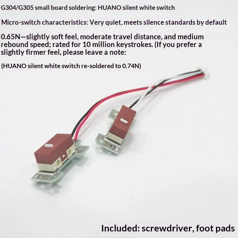Hot Swap Mouse Button Switch Board Free Small Module High Compatibility for  G304 G305 Mouse DIY Upgrade