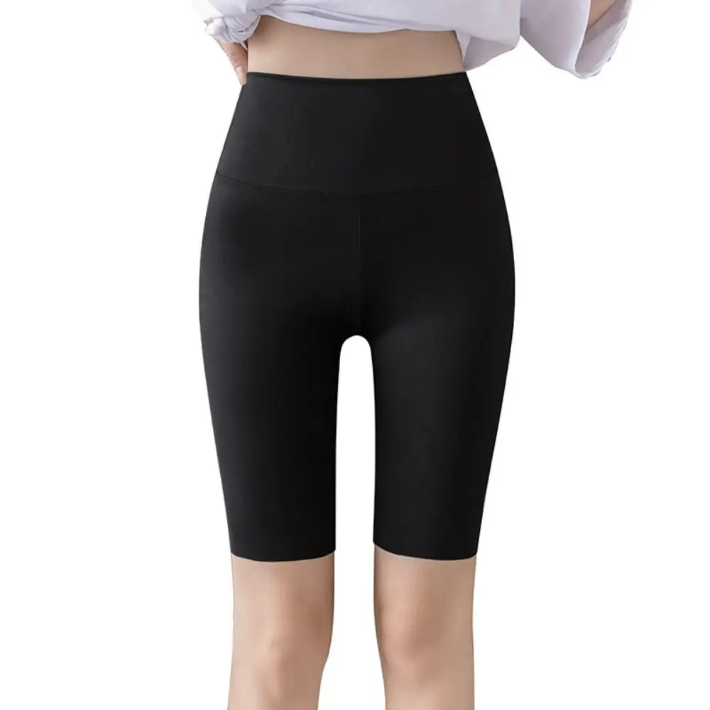 Elastic Thin Safety Pants High-waisted Hips Lifting Middle Leggings Breathable Soft Shark Pants Summer