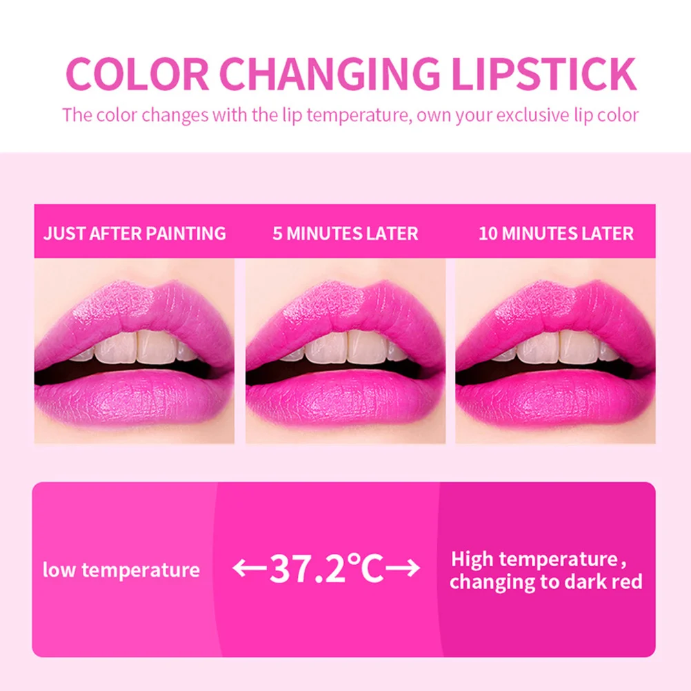 6Pcs Mood Lipstick Set Color Changing Lip Gloss Matte Finish for Women Perfect for Everyday and Party Wear Matte Lipstick Set