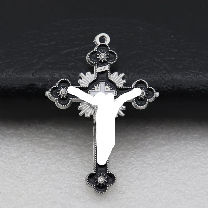 

1pcs Brand New Large Religious Jesus Cross Jewelry Craft Pendant, Handmade Pendant Cross Charm Pendant Jewelry Gift