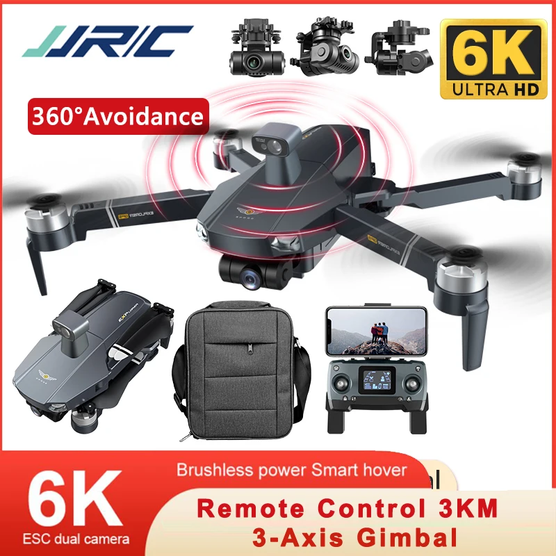 JJRC X20 Drone GPS Wifi FPV 6K HD Quadcopter with Camera 3-Axis Gimbal 28mins Flight Time Profesional RC Drones Dron Remote Toys