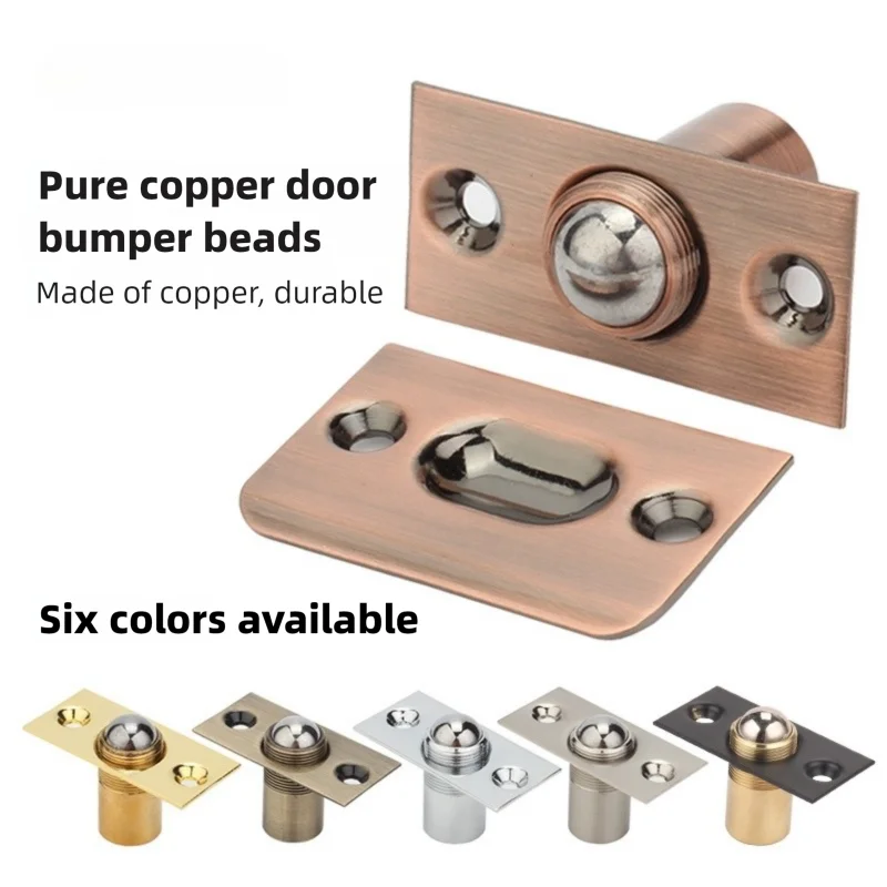 Adjustable Ball Door Catches Beads Lock Roller Ball Catch Spring Latches for Closet Internal Cupboard Bathroom Room Doors