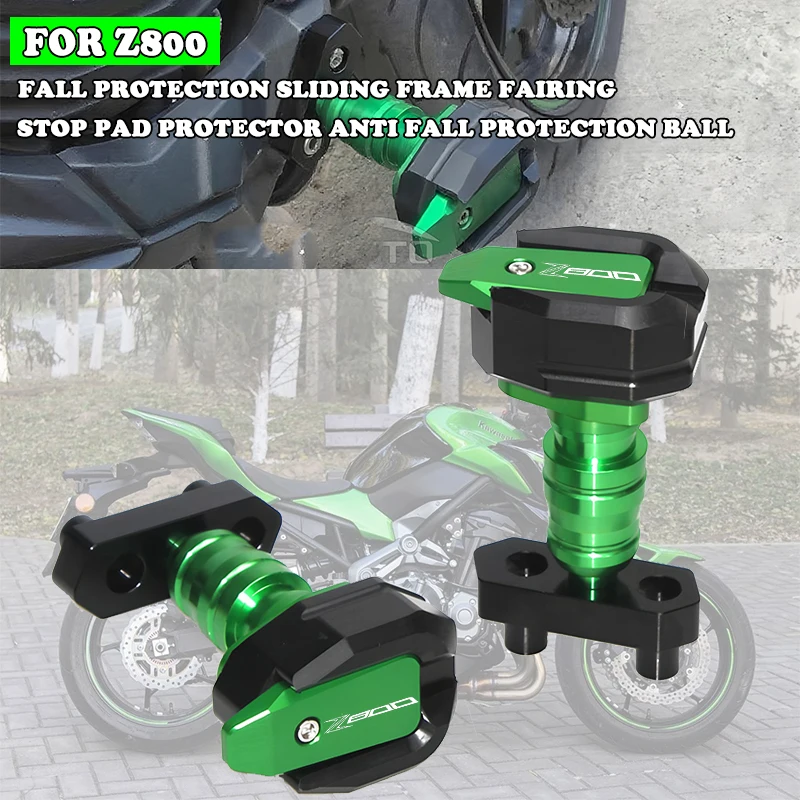 For Z800 Z 800 2013-2016 Motorcycle Fall Protection Sliding Frame Fairing Stop Pad Protector Anti Fall Protection Ball