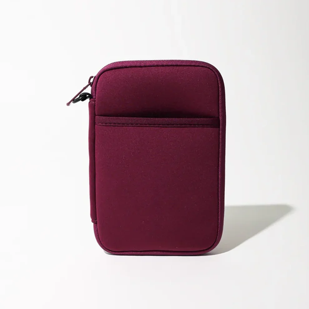 Wallet Passport Bag Solid Color Passport Wallet with Wristle Waterproof Portable Wallet passport holder travel organizer