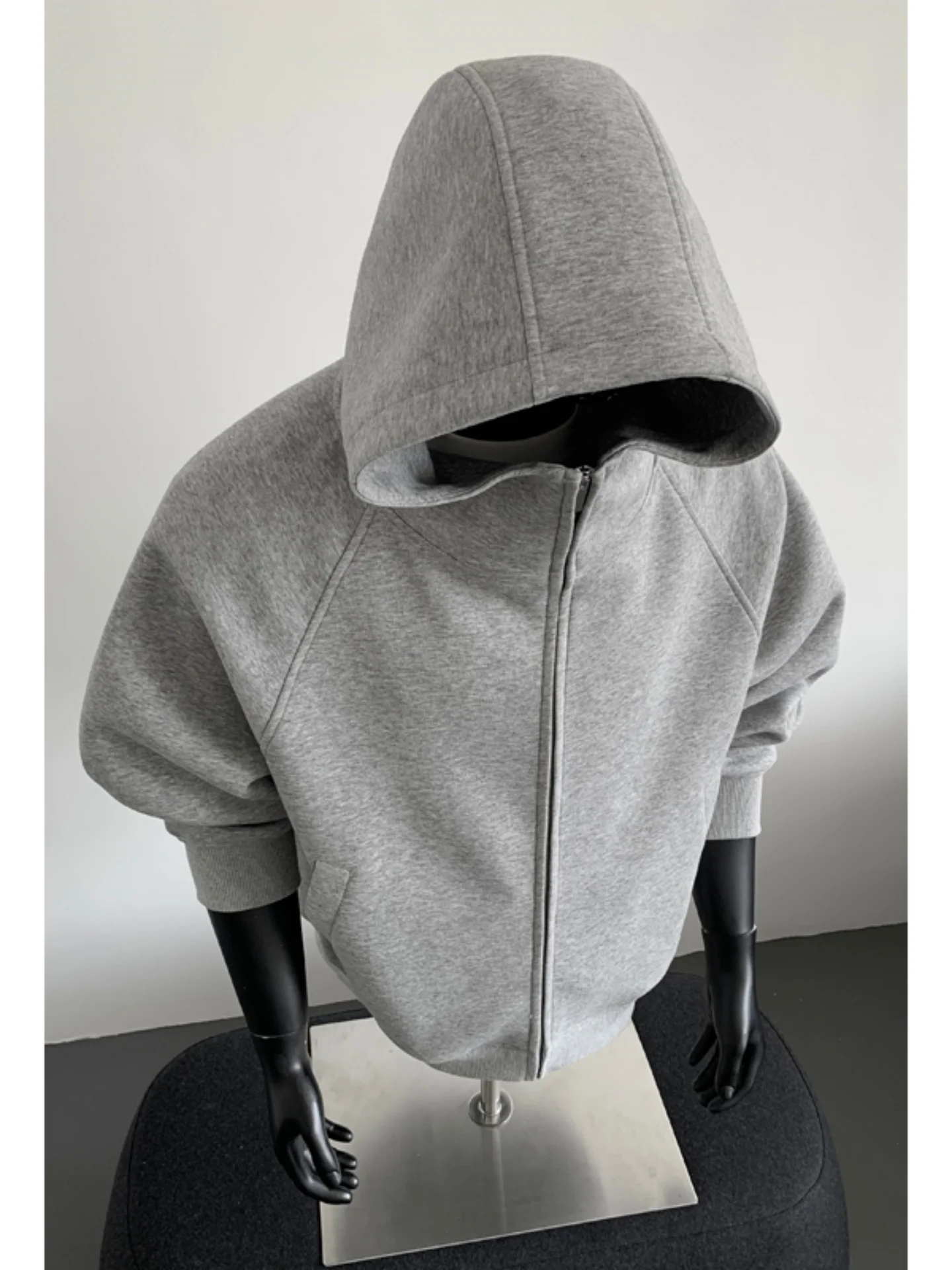 

Мужская толстовка на молнии с высоким воротником, осенне-зимняя, в американском стиле, Cleanfit, с металлической фурнитурой, удобная, плотная ткань.