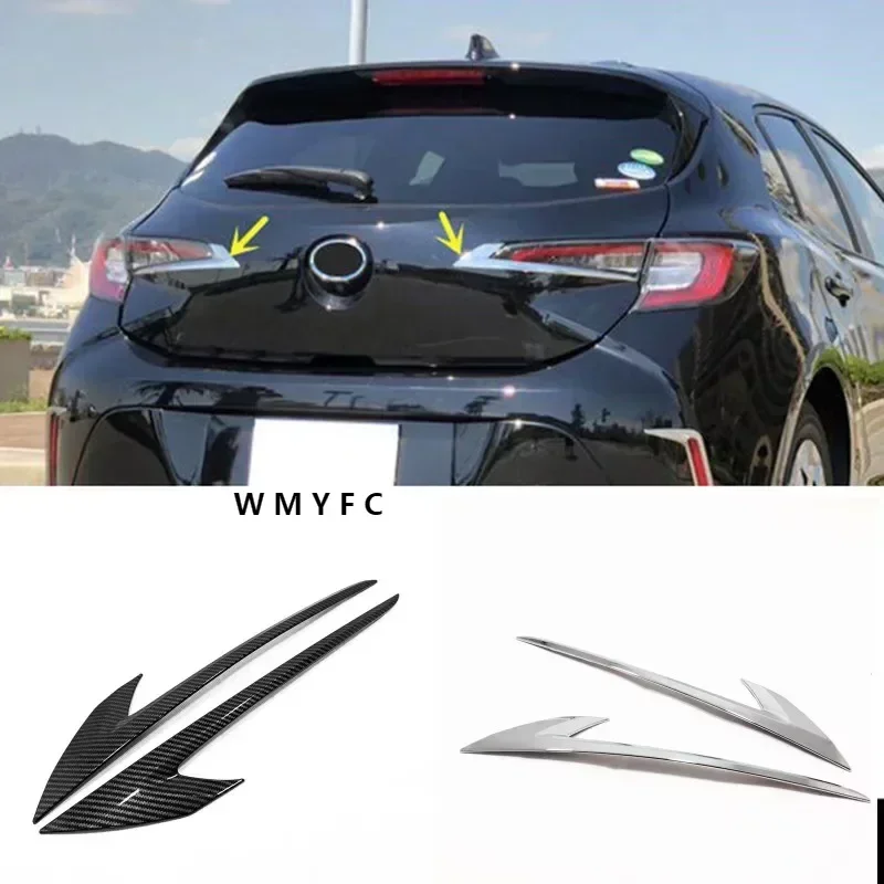 Rear Lights Trim Exterior Tail Lamp Cover Frame Decoration Car Styling Mouldings Accessories For Toyota Corolla 2019-2022