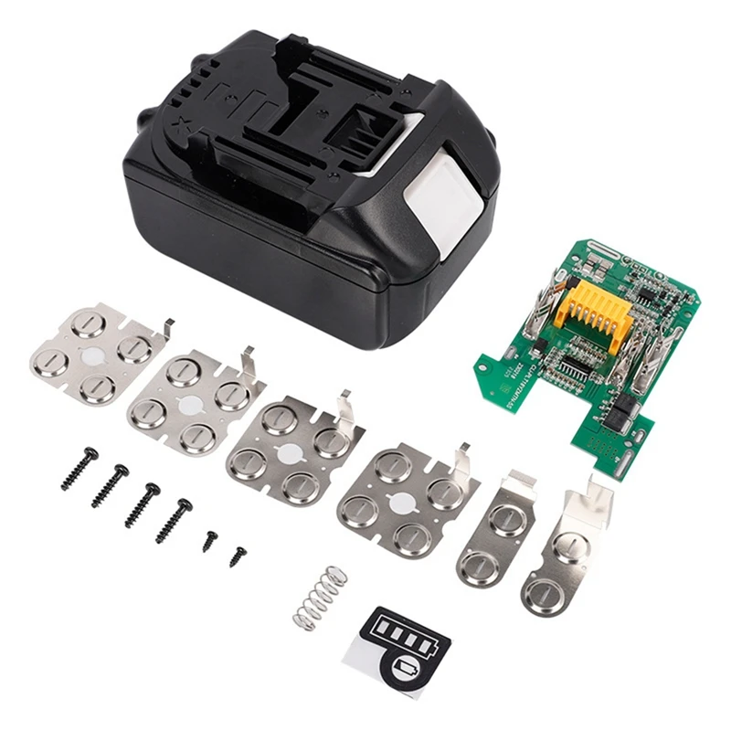 Li-Ion Battery Case Lithium Battery Protective Board For Makita 10-Cell Battery Tool Battery Case Kit