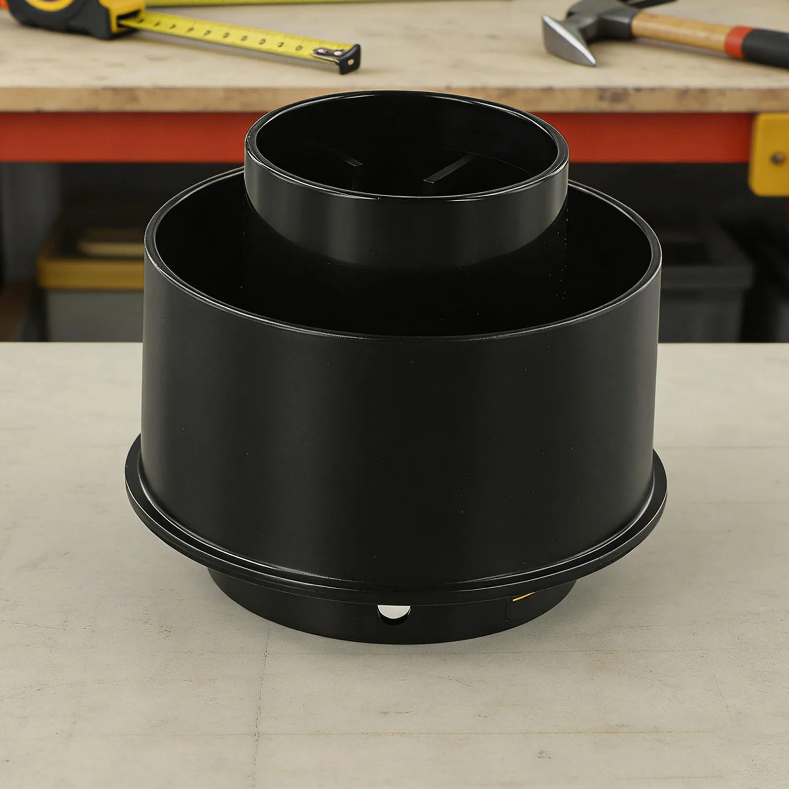 Replacement Part Vacuum Port Woodworking Dust Collection Easy Installation Compact Size Single Piece Plastic Construction