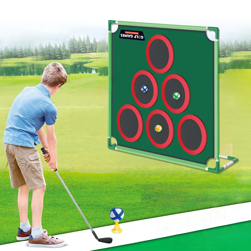 PGM Indoor Mini Golf Suspended Dartboard Practice Outdoor Training Aid Trainer Golf Hitting Mat Parent-child Interaction Gift