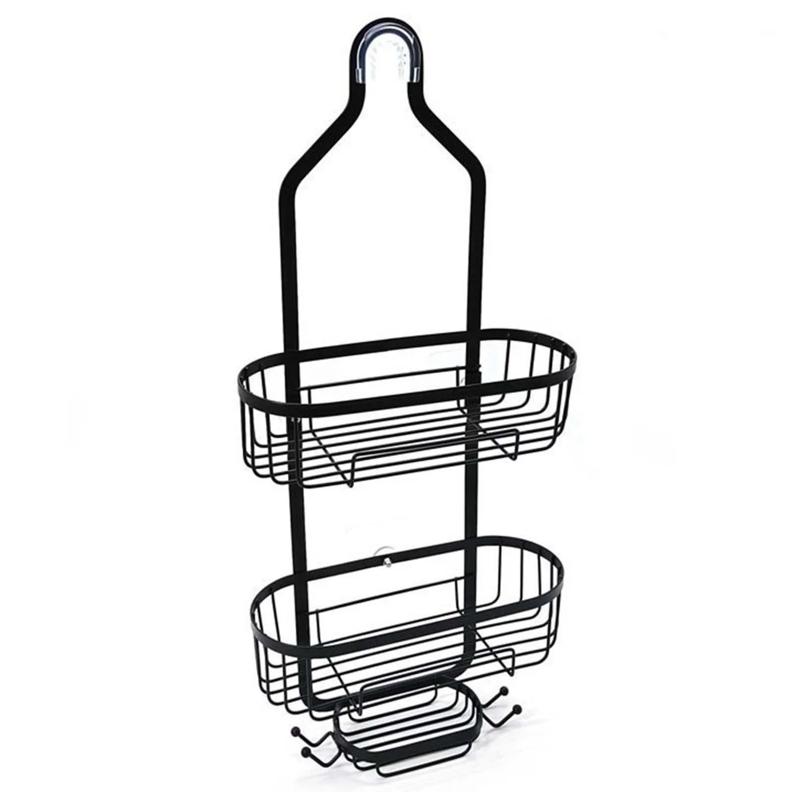 Hanging Shower Caddy Over Shower Head No Drilling Rustproof Shower Rack for Bathroom Kitchen & Living Room